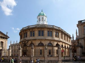 Image shows the Sheldonian Theatre.