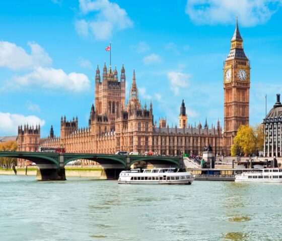 The Palace of Westminster near our London Summer School